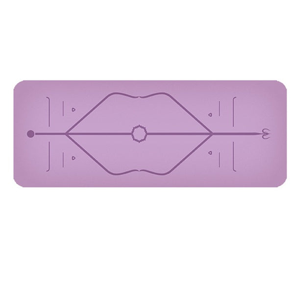 Rubber yoga mat